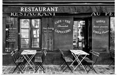 Black And White Montmartre Collection - Cafe Restaurant
