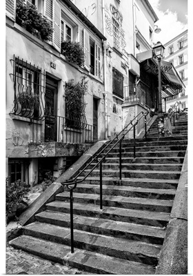 Black And White Montmartre Collection - French Stairs