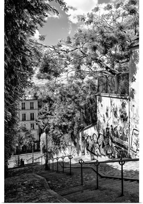 Black And White Montmartre Collection - Staircases