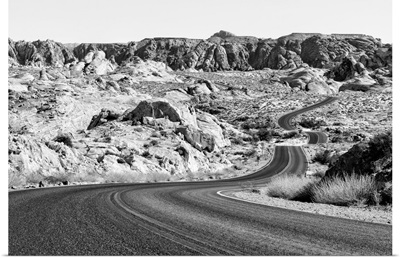 Black And White Nevada Collection - Valley Of Fire State Park