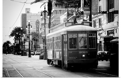 Black And White NOLA Collection - New Orleans Streetcar