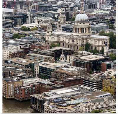 City of London with St. Paul's Cathedral, London