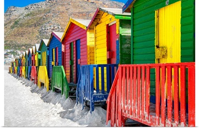 Colorful Beach Huts on Muizenberg IV
