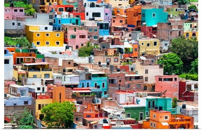 Colorful Cityscape VIII, Guanajuato