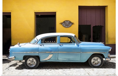 Cuba Fuerte Collection - Retro Blue Car