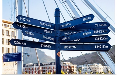 Direction Sign from Cape Town