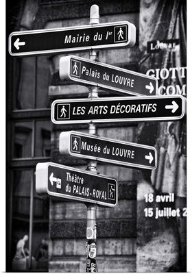 Directional Signs, Paris, France