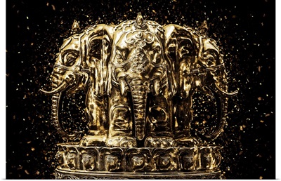 Golden Collection - Elephants Buddha