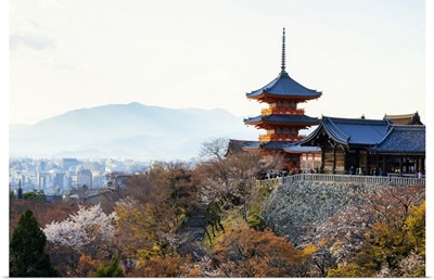 Japan Rising Sun Collection - Pagoda Kiyomizu-Dera Temple