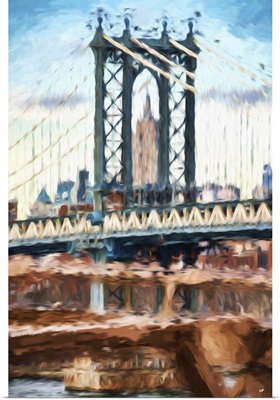 Manhattan Bridge V, Oil Painting Series