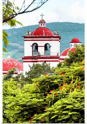 Mexican Red and White Church II