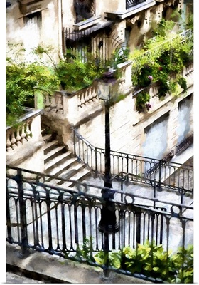 Montmartre Lantern, Paris Painting Series