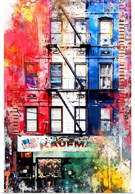NYC Watercolor Collection - American Flag