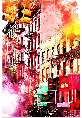 NYC Watercolor Collection - Colorful Buildings