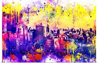 NYC Watercolor Collection - Colorful Midtown