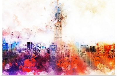 NYC Watercolor Collection - Empire Skyline