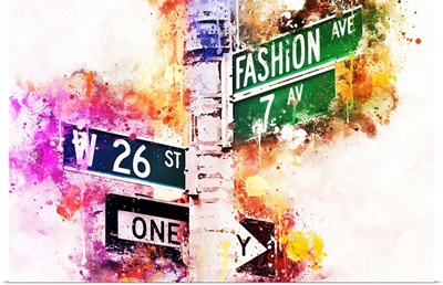 NYC Watercolor Collection - Fashion Ave