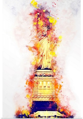NYC Watercolor Collection - Lady Liberty