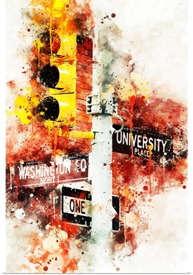 NYC Watercolor Collection - Manhattan Signs