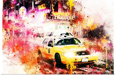 NYC Watercolor Collection - On the Night Road