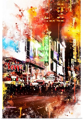 NYC Watercolor Collection - Pedestrian Pathway