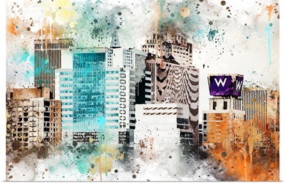 NYC Watercolor Collection - W Sign