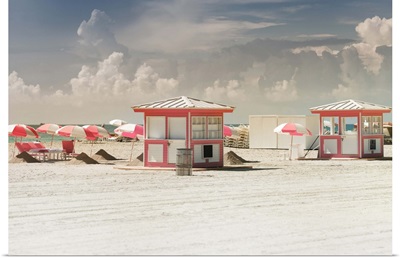 Pink Beach Houses, Miami