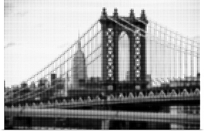 Pixels Print Series - Brooklyn Bridge