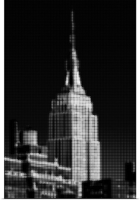 Pixels Print Series - The Empire State Building