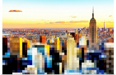 Pixelusa - Manhattan Skyline