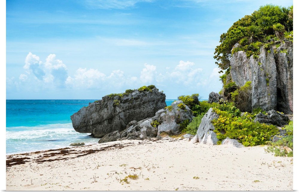 Photograph of the Riviera Maya in Tulum, Mexico. From the Viva Mexico Collection.