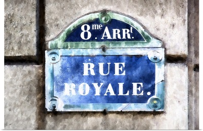 Rue Royale Paris, Paris Painting Series