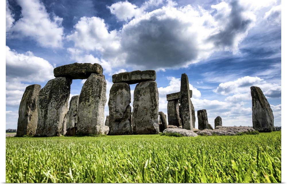 Fine art photograph of the prehistoric monument of Stonehenge.