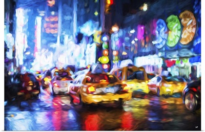 Taxis Night, Oil Painting Series