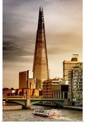 The Shard Building and The River Thames, London