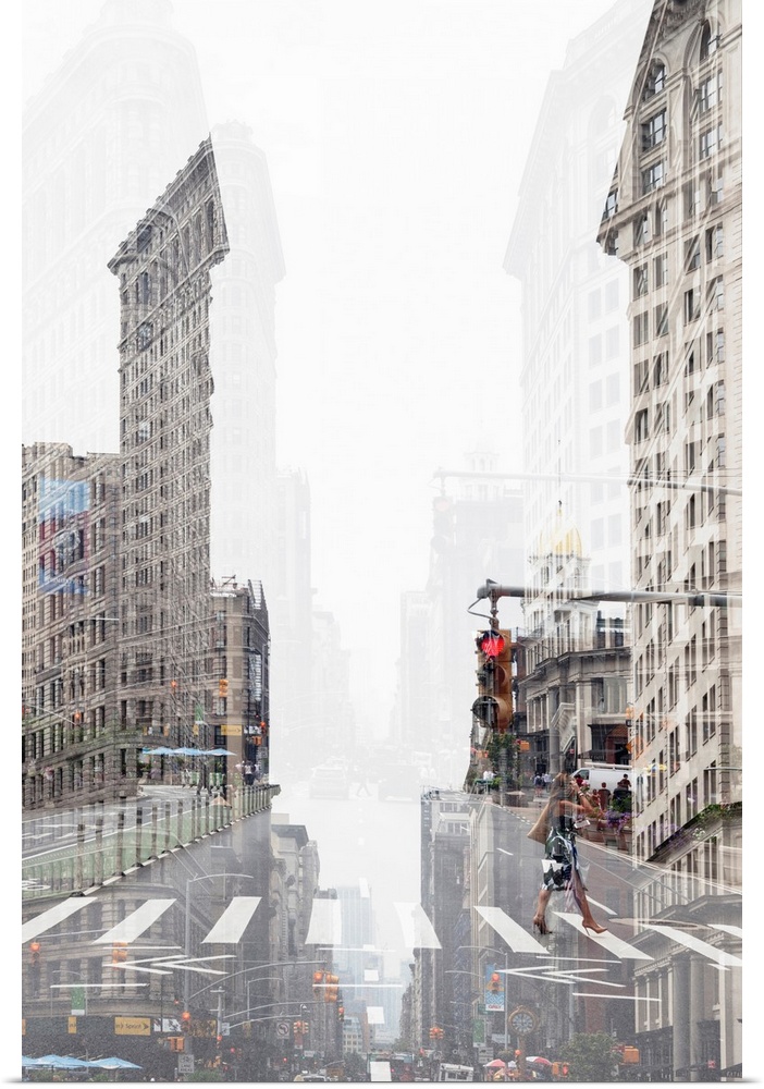 New York and its symbolic architecture, the numerous urban perspectives and the surprising white luminosity have been natu...