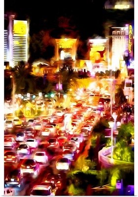 Vegas Night, Oil Painting Series