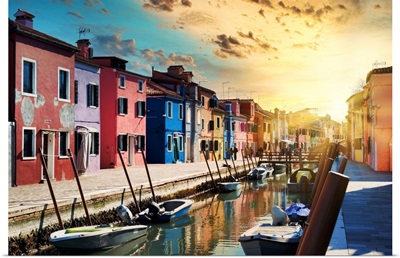Venetian Sunlight - End Of The Day In Burano