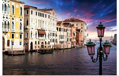 Venetian Sunlight - Grand Canal Lamp Post