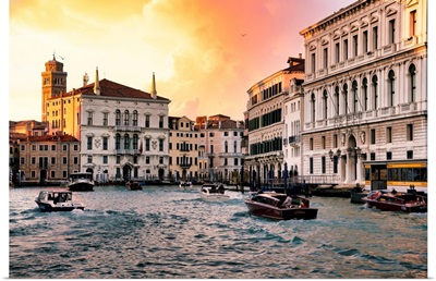 Venetian Sunlight - Vaporetto Canal