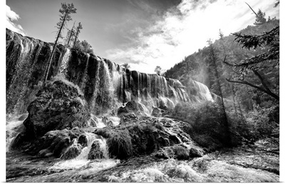 Waterfalls in the Jiuzhaigou National Park