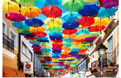 Welcome to Portugal Collection - Colourful Umbrellas