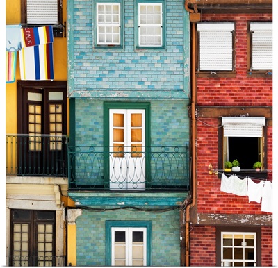 Welcome to Portugal Square Collection - Beautiful Colorful Traditional Facades