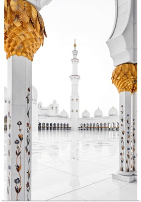 White Mosque - Minaret Of Sheikh Zayed