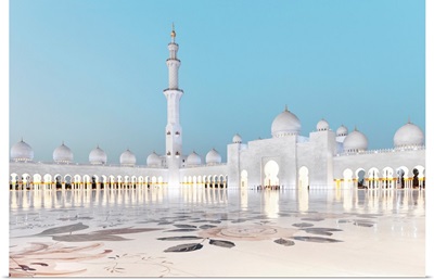 White Mosque - Sheikh Zayed Nightfall