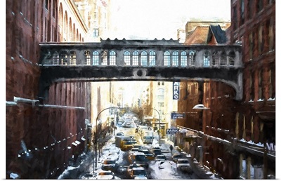 Windows on Bridge, NYC Painting Series