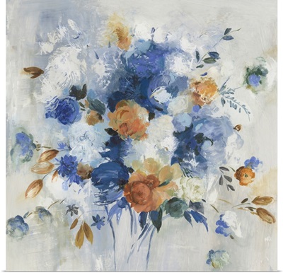 Blue Grande Floral