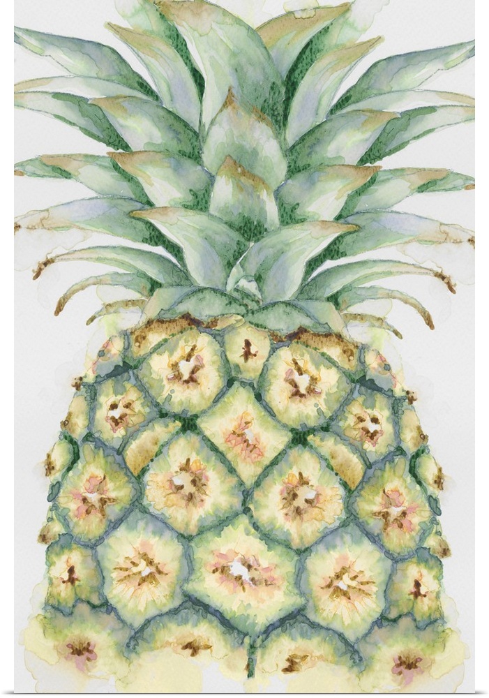 Illustration of a pineapple on a white background.