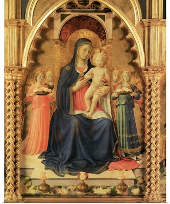 Lady Madonna With Child, Wooden Frame