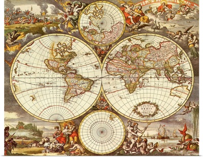 Map of the World 1670